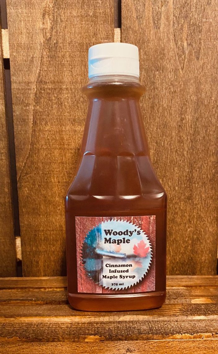 Cinnamon Infused Maple Syrup Woody's Maple